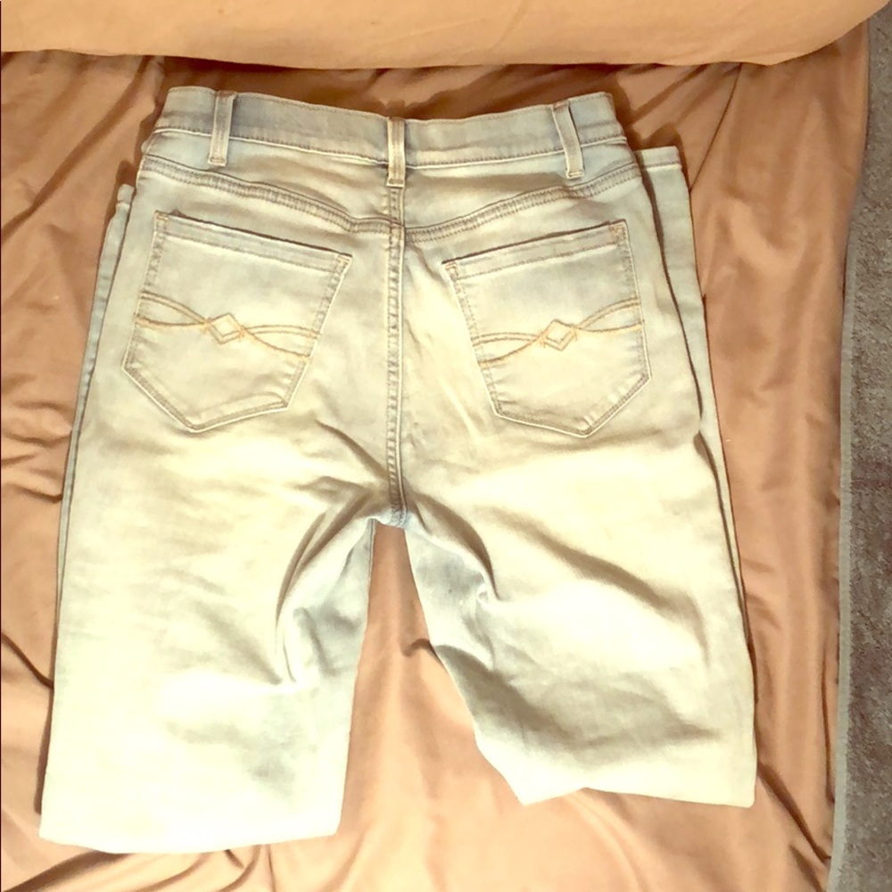 ‘Mudd’ light blue super high rise skinny jeans